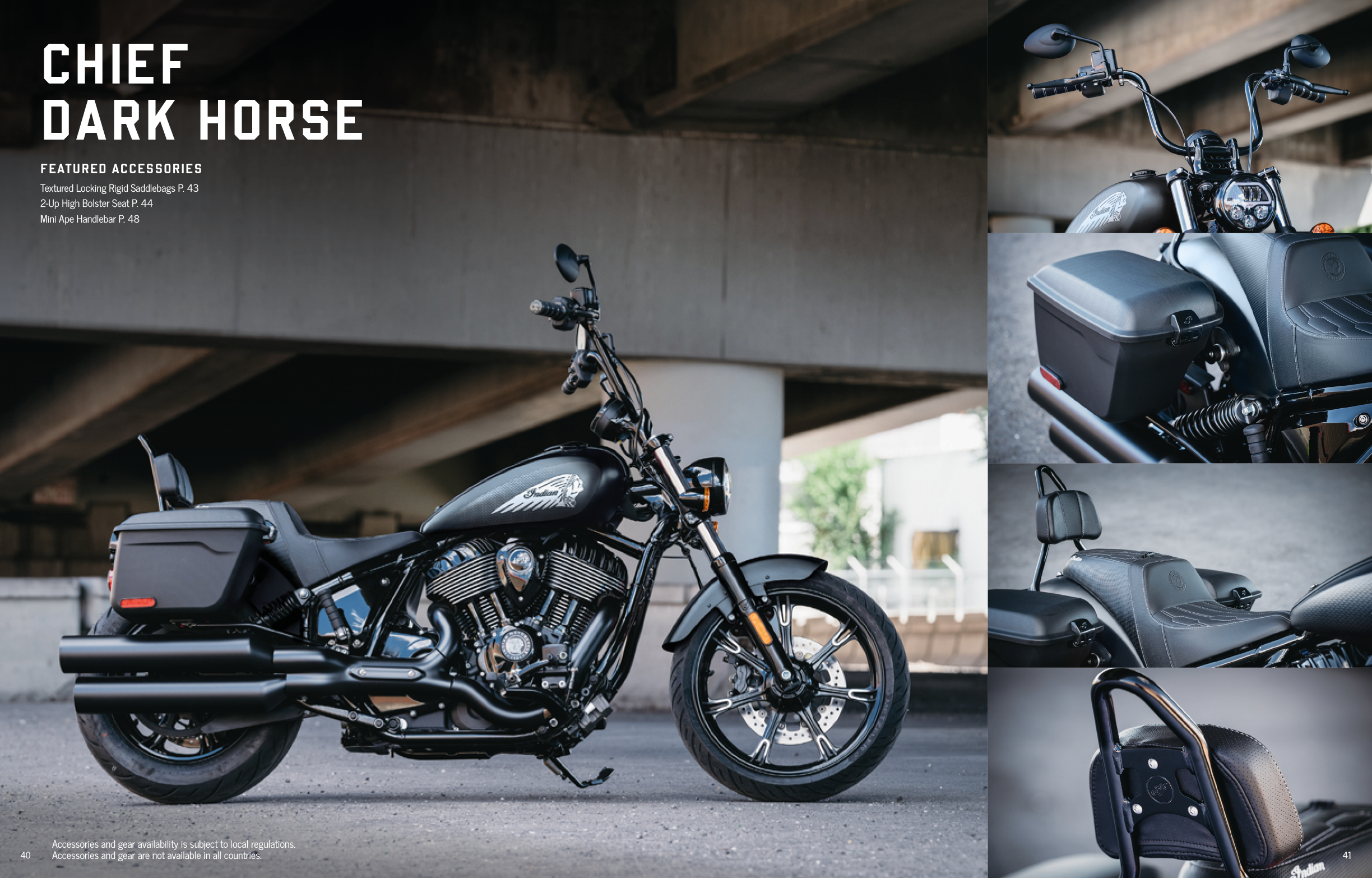A magazine ad featuring a black motorcycle with a sidecar. AI generated content